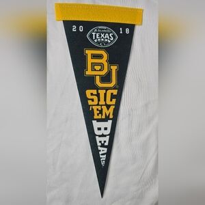 2018 Baylor University Bears 12" Felt Pennant 'Sic Em Bears'